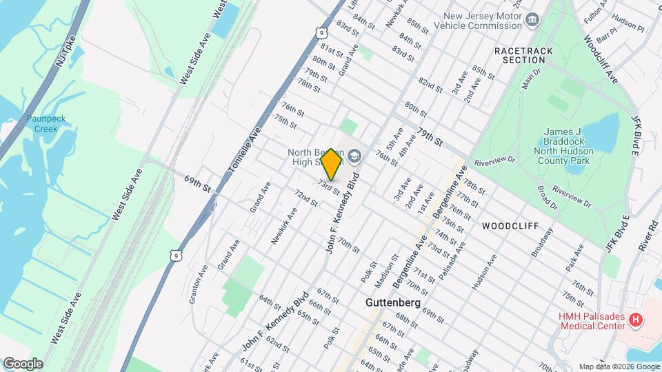 1120 73rd St Map and Location Details