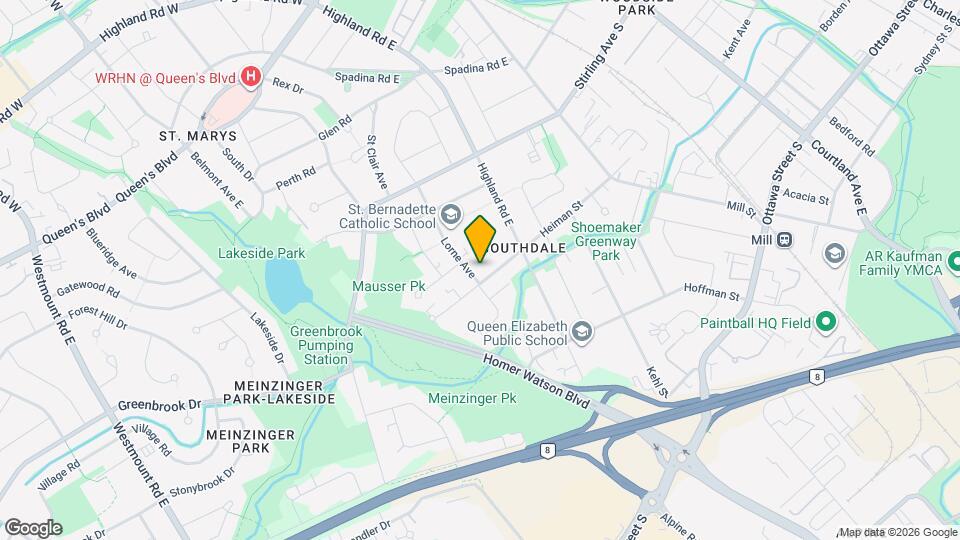 305 Lorne Ave Map and Location Details