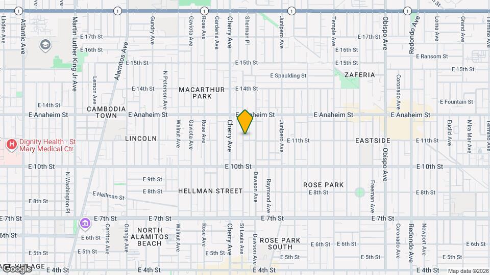 1100 St Louis Ave Map and Location Details
