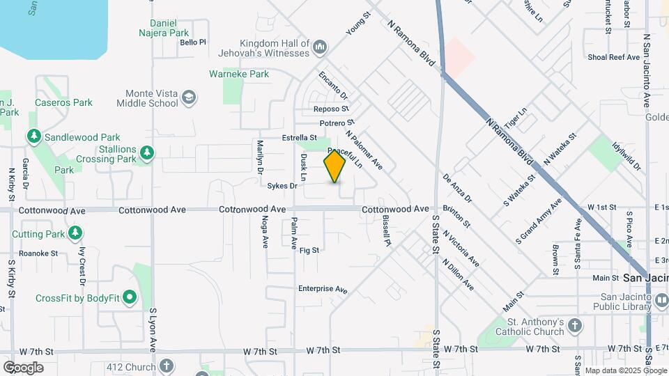 176 Nightfall Rd Map and Location Details