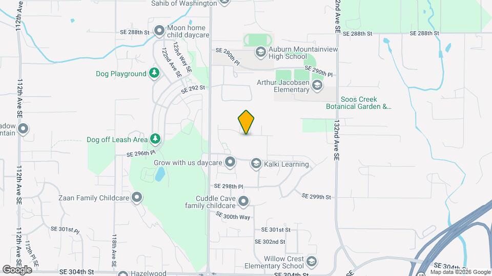 12627 SE 295th St Map and Location Details