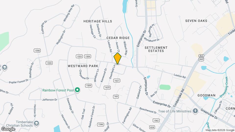 702 Laxton Rd Map and Location Details