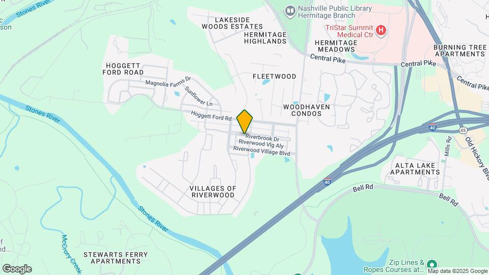 1234 Riverbrook Dr Map and Location Details