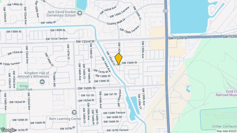 14206 SW 156th Terrace Map and Location Details