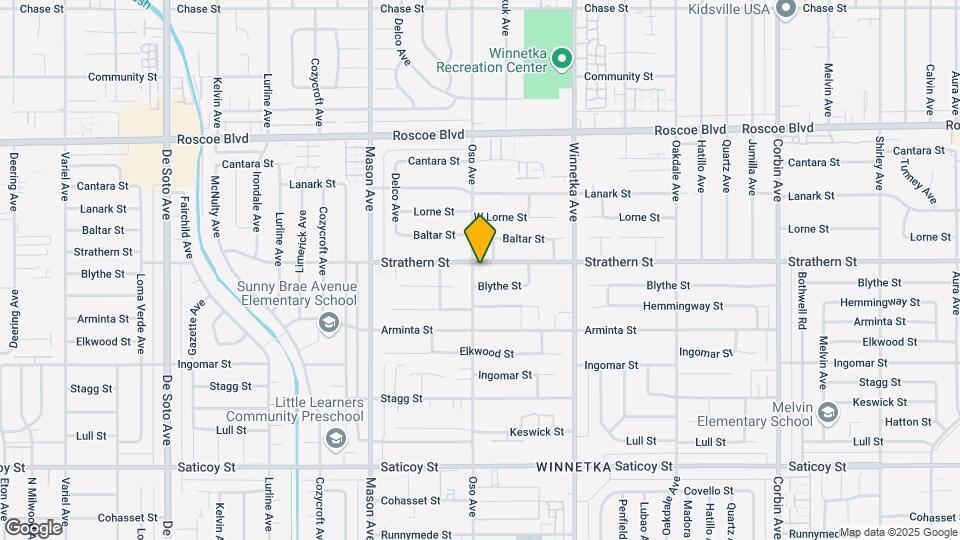 7950 Oso Ave Map and Location Details