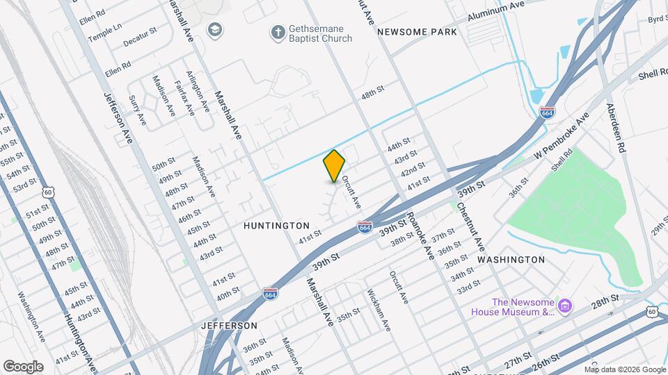 4301 Newsome Dr Map and Location Details