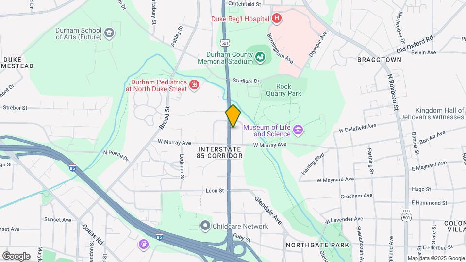 2506 N Duke St Map and Location Details