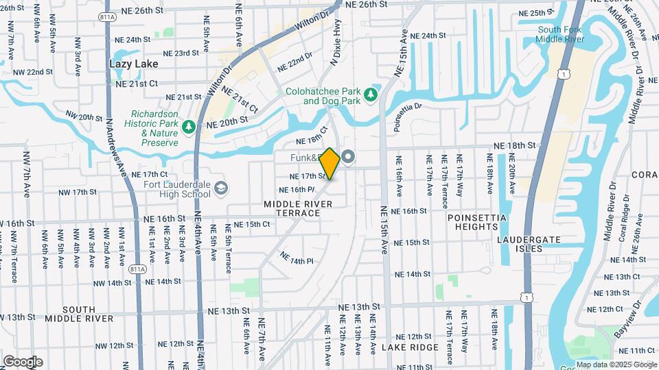 1638 N Dixie Hwy Mapa y Detalles de la Ubicación