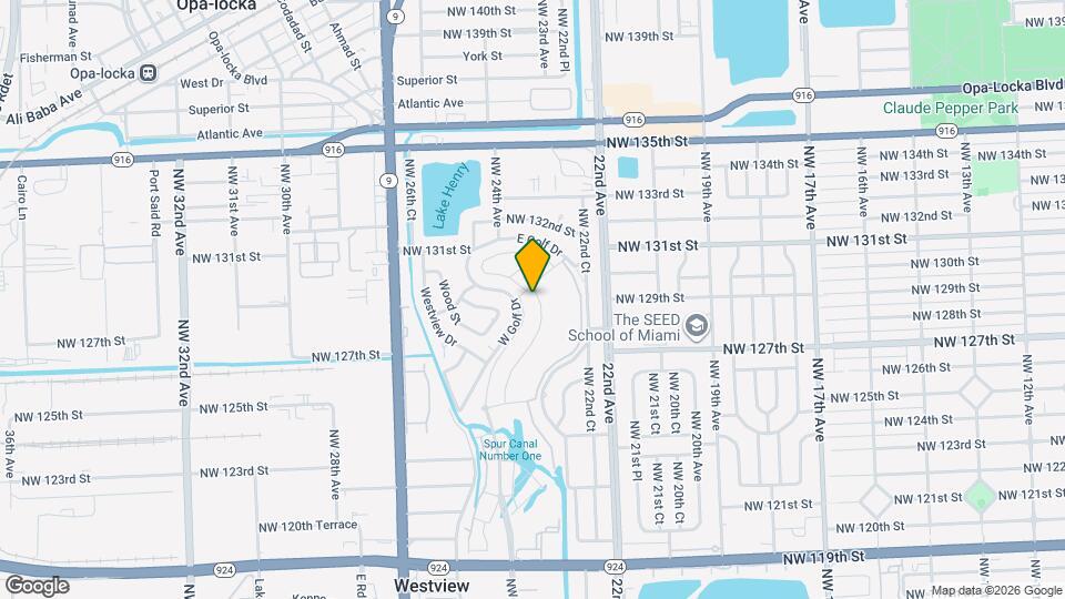 12926 NW 23rd Pl Map and Location Details