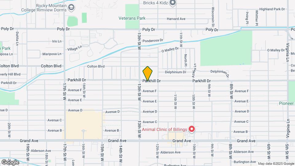 1232 Parkhill Dr Map and Location Details