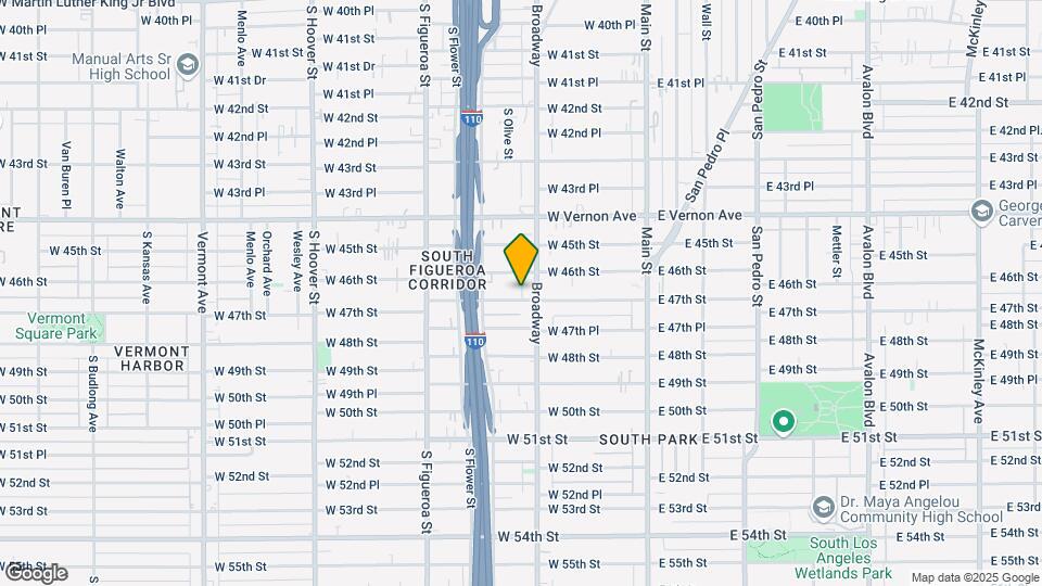315 W 47th St Map and Location Details