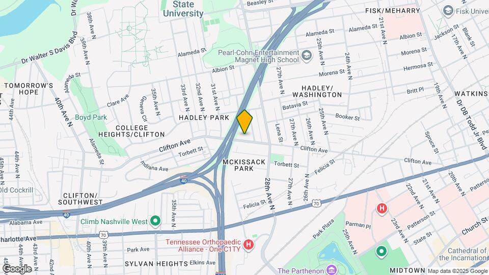 2830 Clifton Ave Mapa y Detalles de la Ubicación