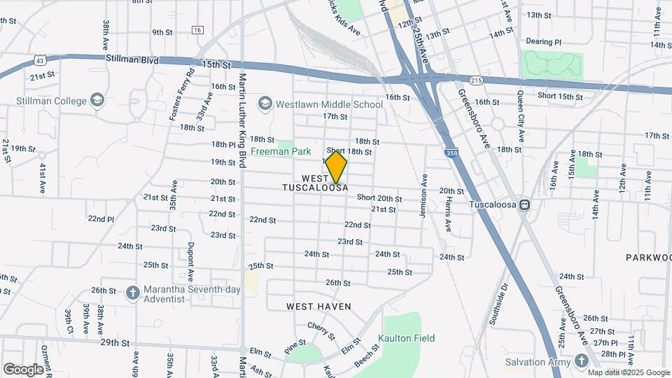 2811 20th St Map and Location Details