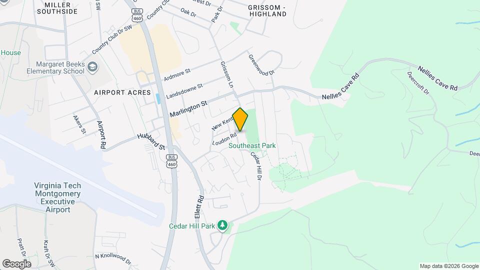 1911 Sussex Rd Mapa y Detalles de la Ubicación