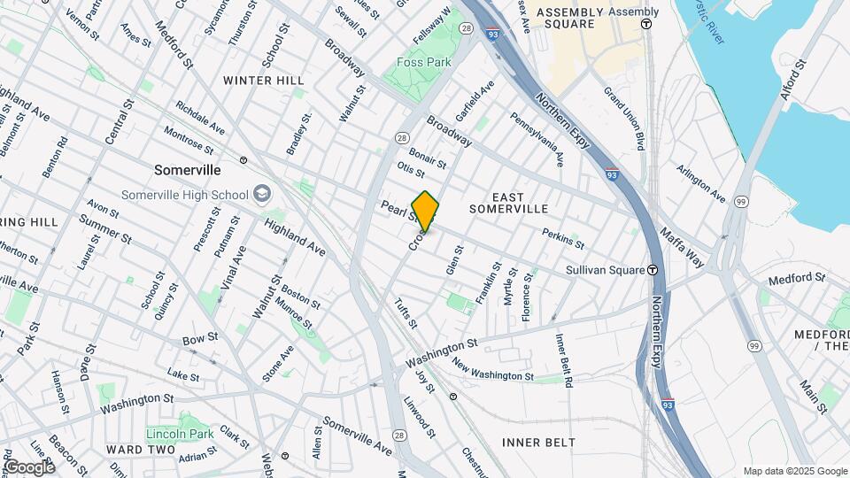 86 Cross St, Unit 1 Map and Location Details