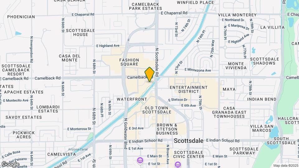7181 Camelback Rd-Unit -502 Map and Location Details