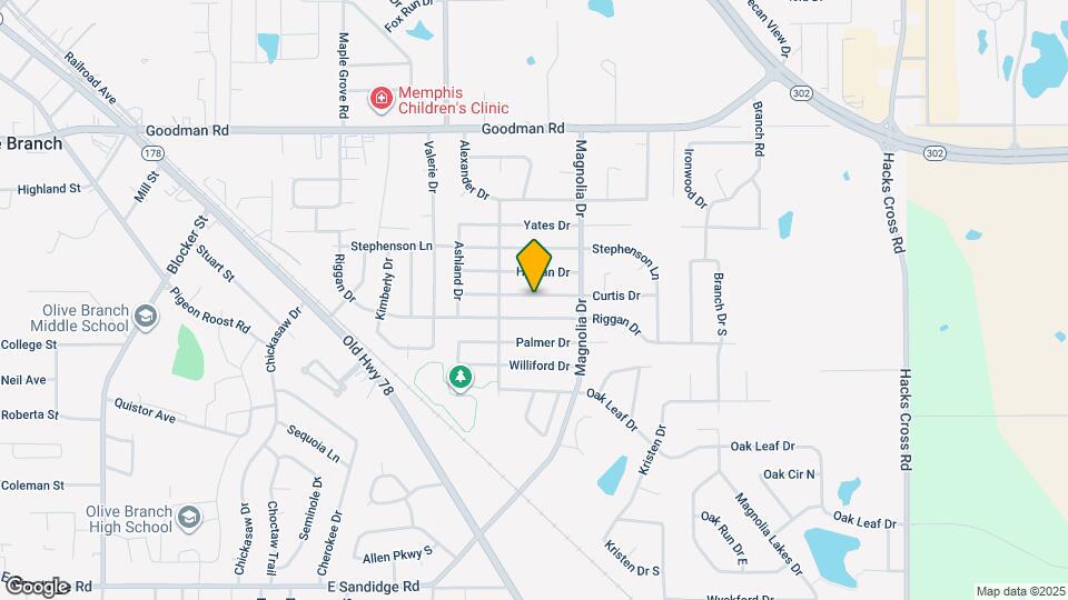 10195 Curtis Dr Map and Location Details