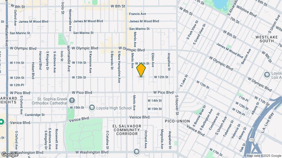 1175-1227 S Westmoreland Ave Map and Location Details
