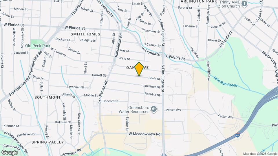 207 Erwin St Map and Location Details