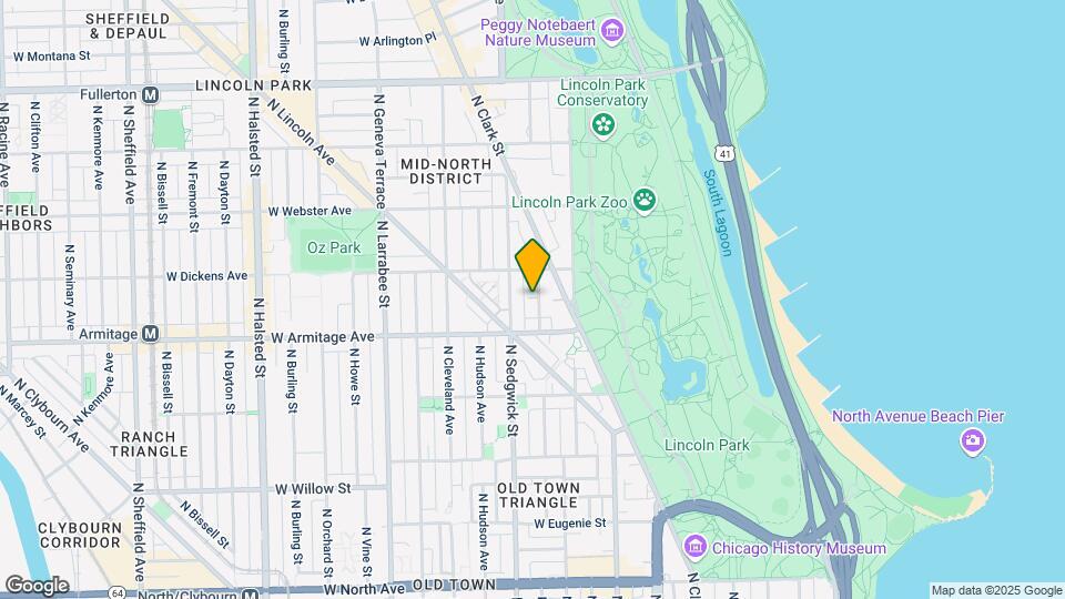 2034 N Orleans St Map and Location Details