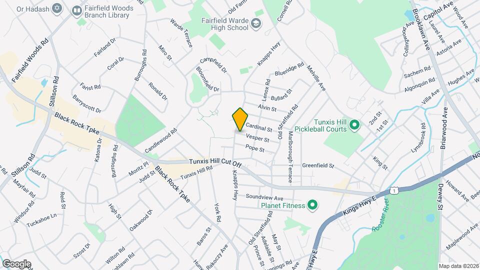 183 Vesper St Map and Location Details