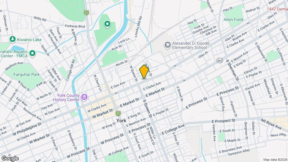 227 E Philadelphia St Map and Location Details
