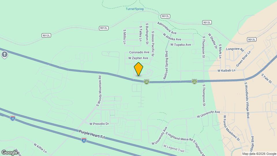 2561 W Cripple Creek Dr Mapa y Detalles de la Ubicación