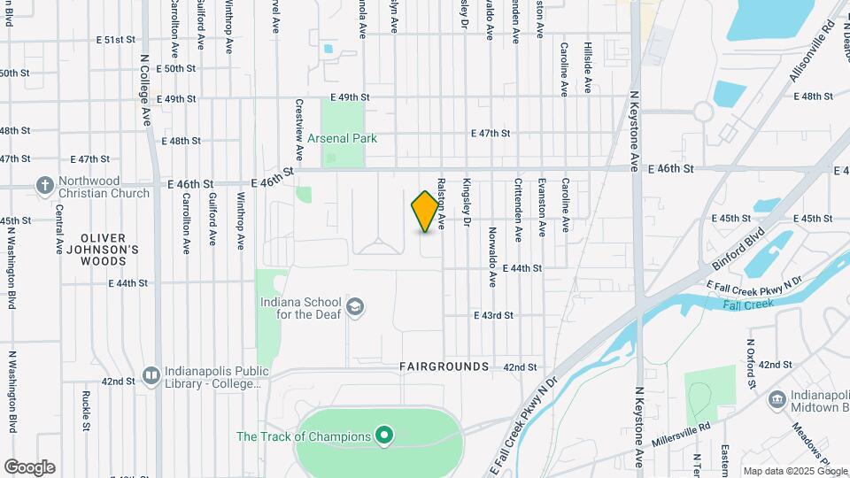 4417 Primrose Ave Map and Location Details