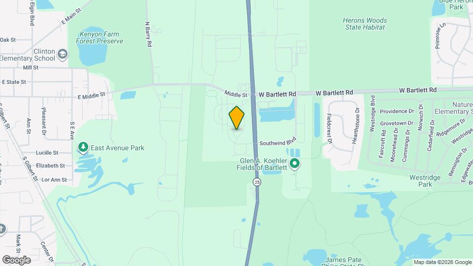 1097 Moraine Dr Mapa y Detalles de la Ubicación