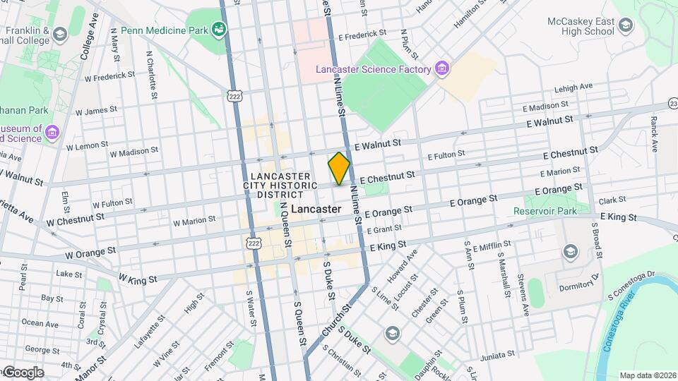 138 E Chestnut St Mapa y Detalles de la Ubicación