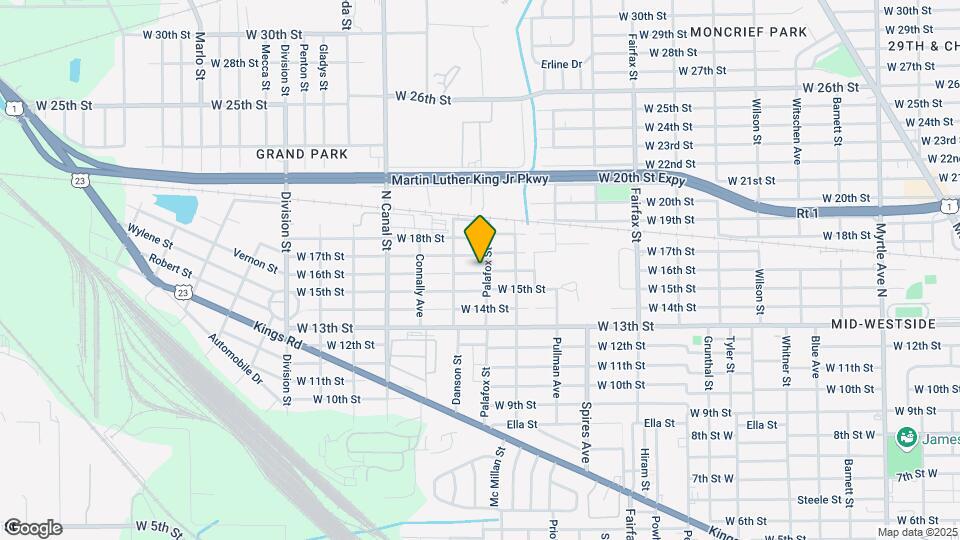 2047 W 16th St Map and Location Details