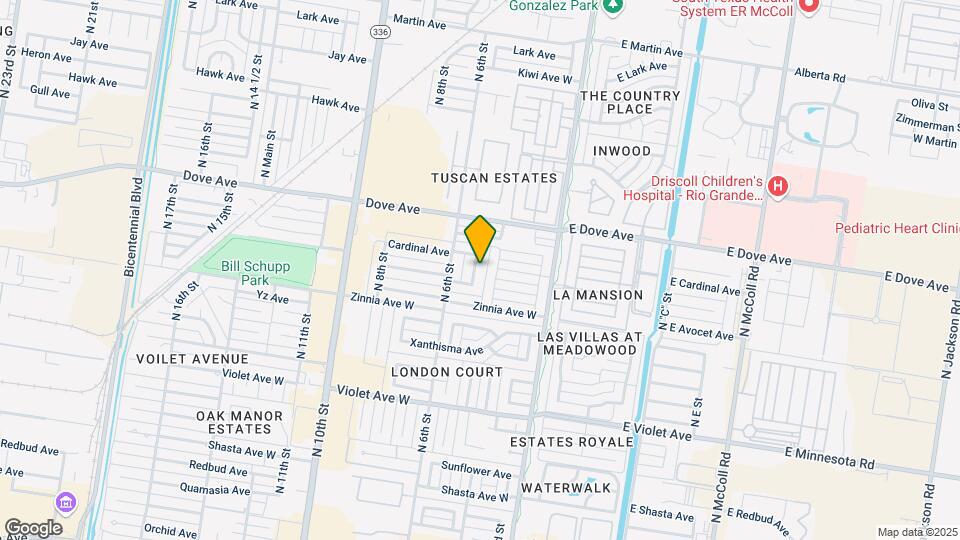 5408 N 5th St Map and Location Details