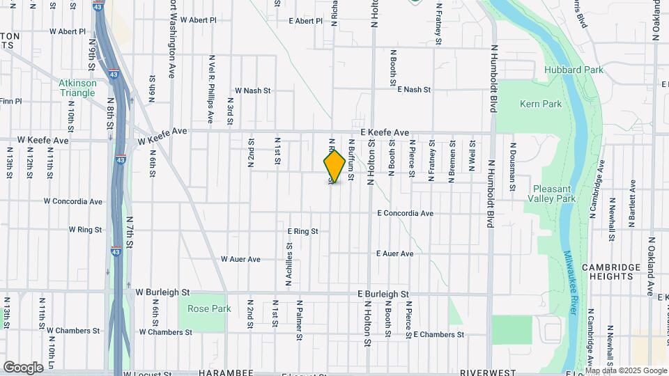3350 N Richards St Map and Location Details