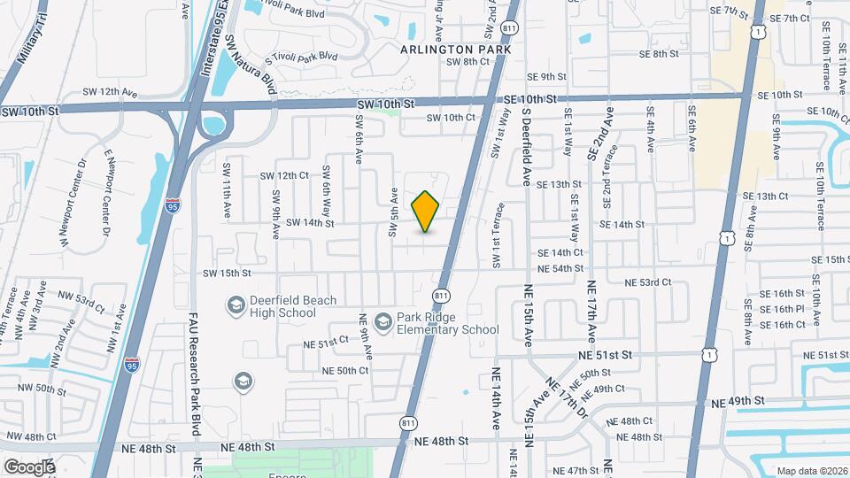 1420 SW 3rd Ter, Unit B Map and Location Details