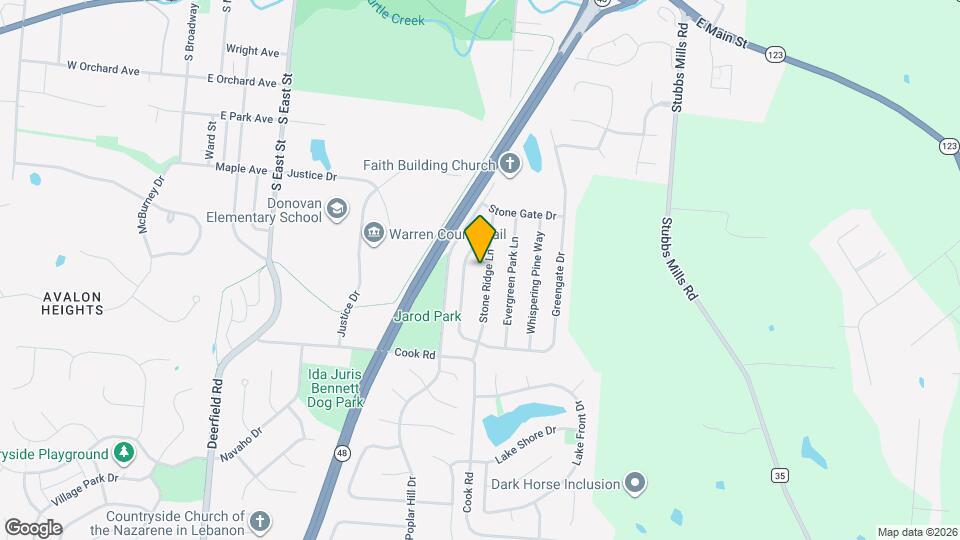 935 Stone Ridge Ln Map and Location Details