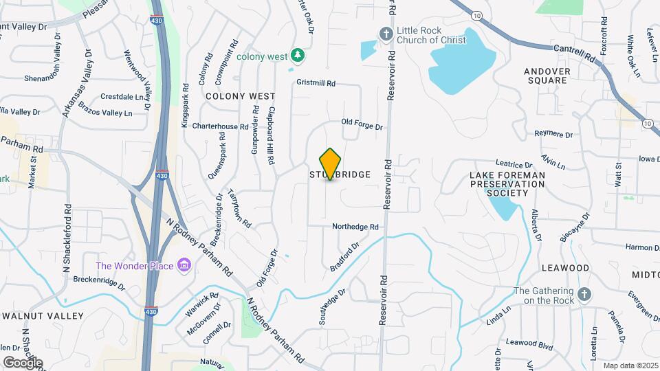 1821 Sanford Dr Map and Location Details