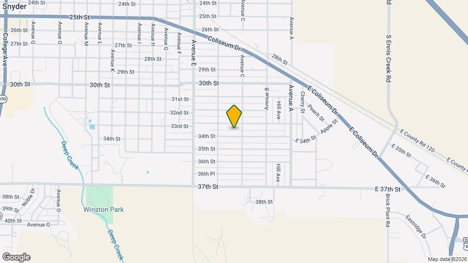 307 34th St Map and Location Details