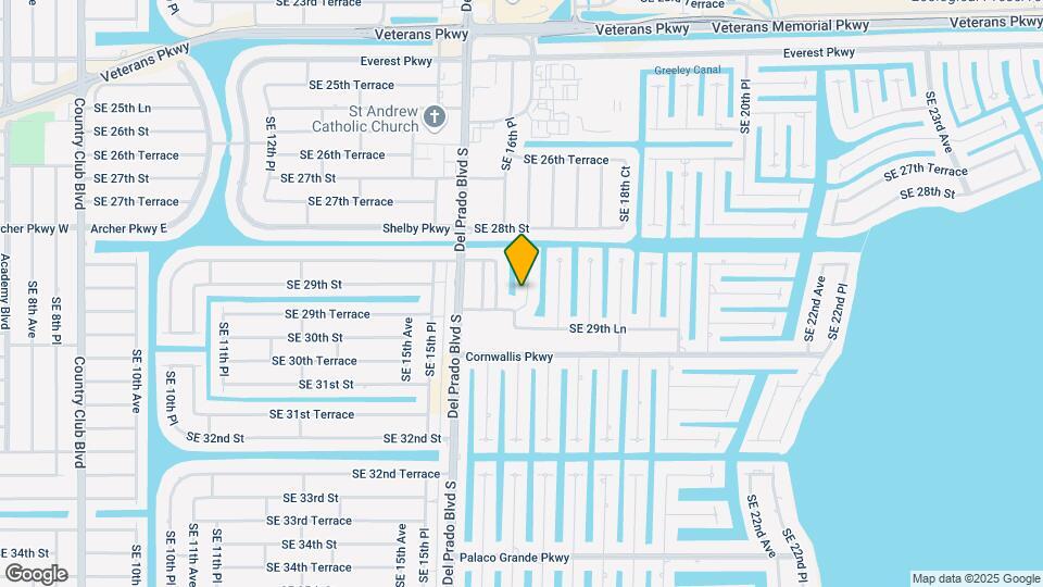 2828 SE 17th Ave Map and Location Details