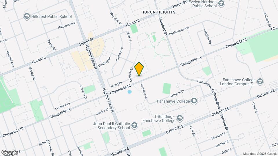 125 Irving Pl Map and Location Details