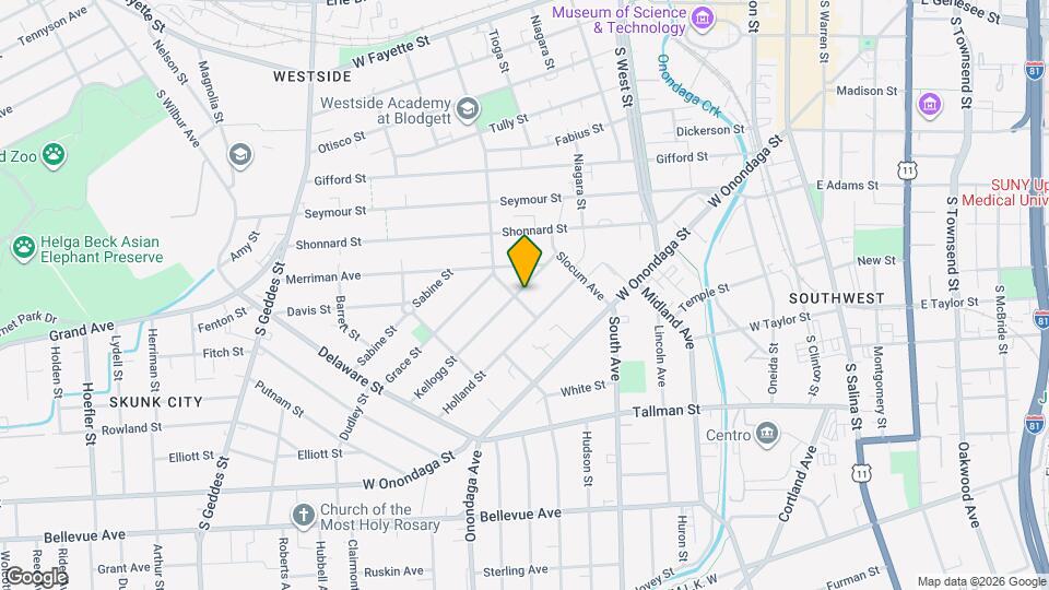 121 Kellogg St Map and Location Details