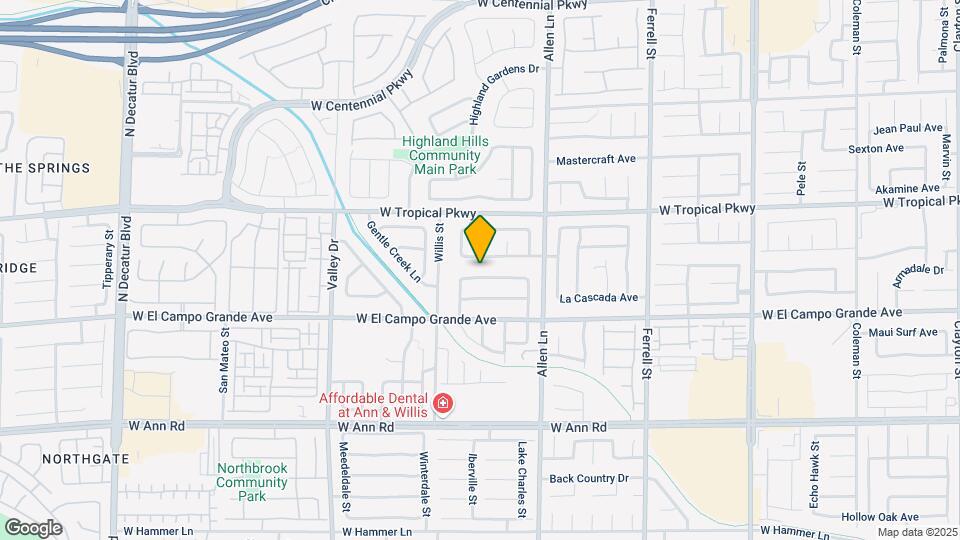 3826 Discovery Creek Ave Map and Location Details