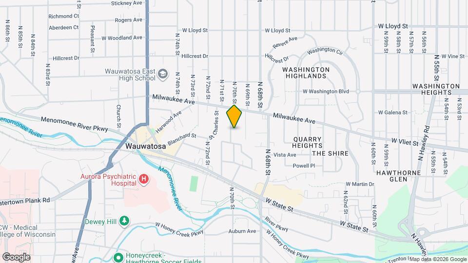 1432 N 70th St Map and Location Details