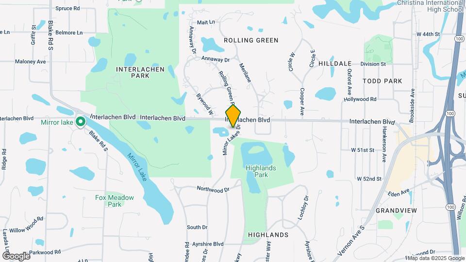 5002 Mirror Lakes Dr Map and Location Details