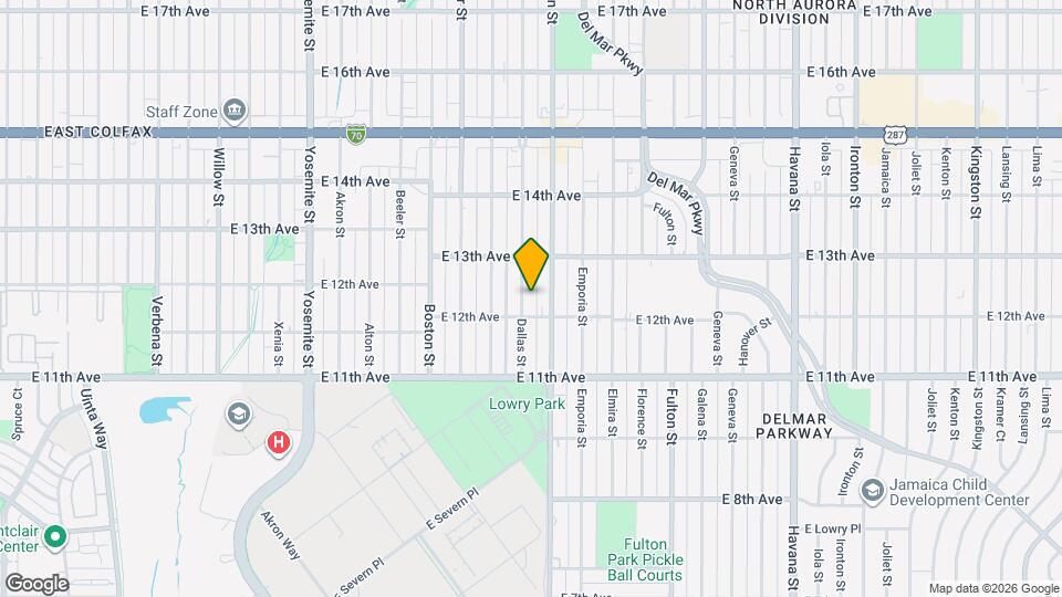 1238 Dallas St Mapa y Detalles de la Ubicación
