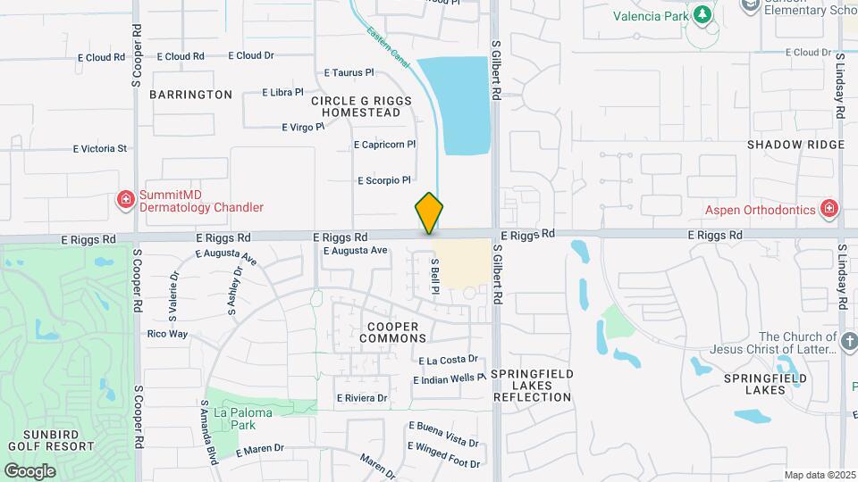 2862 E Augusta Ave Map and Location Details