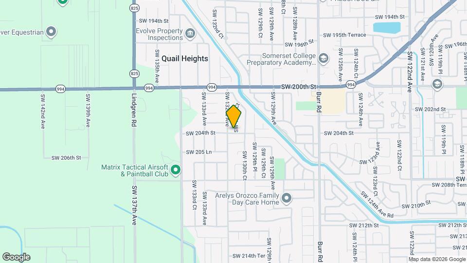 20374 SW 131st Ct Map and Location Details