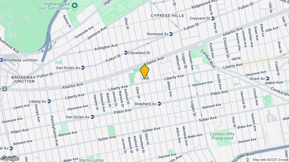 729 Liberty Ave Map and Location Details