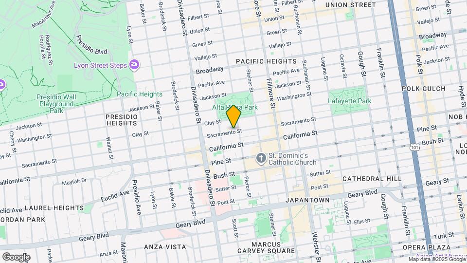 2720 Sacramento St Map and Location Details