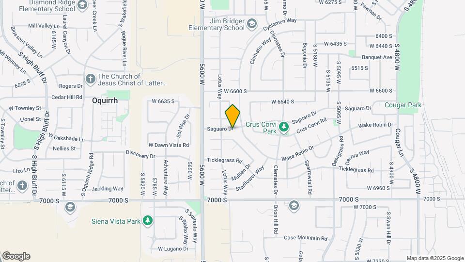 5491 Saguaro Dr Map and Location Details