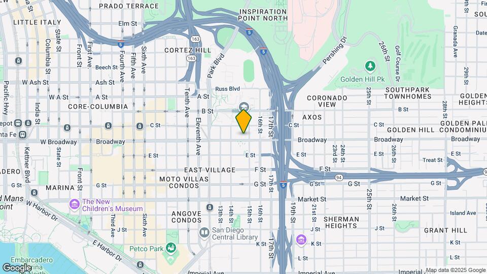1480 Broadway Map and Location Details